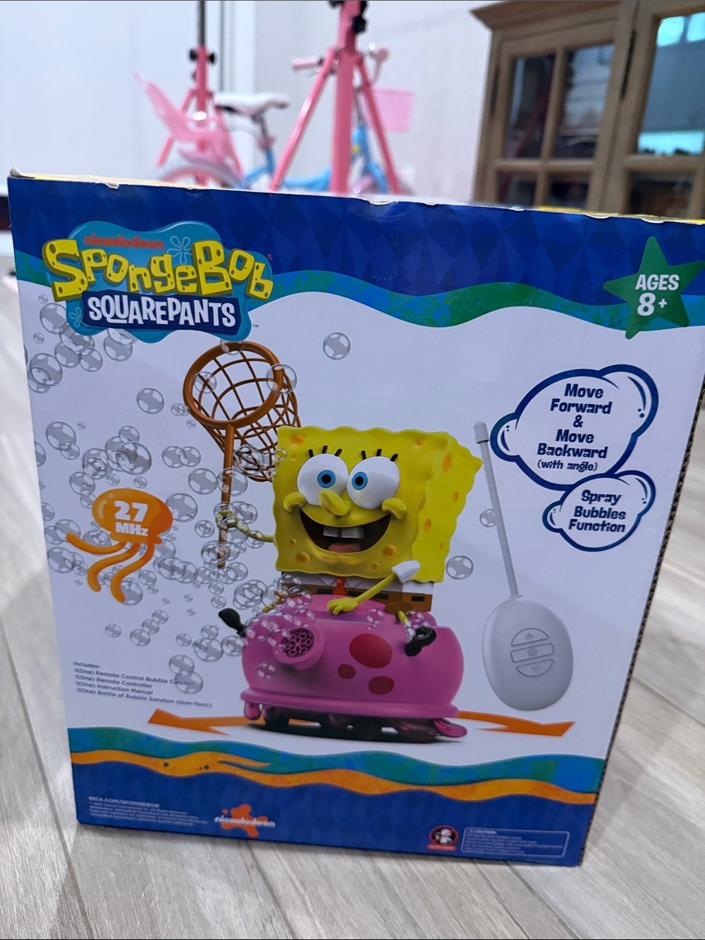 SpongeBob Squarepants Bubble Catcher Toy - Yellow & Pink - Picture 3 of 5